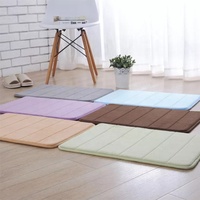 Tapis de bain rayé super doux, absorbant l'eau, écologique, avec dos antidérapant pour le sol de la salle de bain