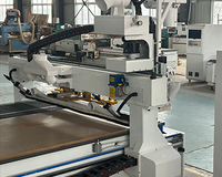Hsr 2026 Popular Máquina Fresadora CNC ATC Automática para Madera 3D 1325 para Muebles de Madera y Puertas de Gabinetes