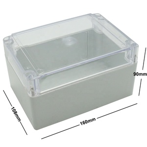 Outdoor box plastic waterproof polycarbonate enclosure with transparent cover 160*108*90