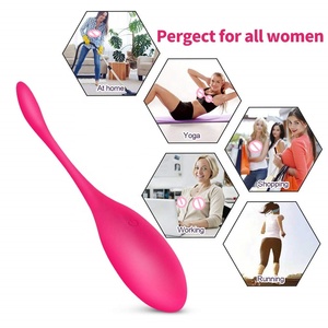 Vibrador de punto G para mujer, Bola de <span class=keywords><strong>Kegel</strong></span> para ejercicio Vaginal, huevo vibrador, Control remoto, Juguetes sexuales - Product Image 6