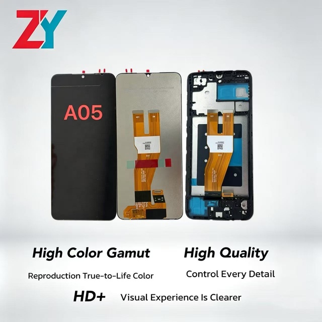 Wholesale Price OEM Replacement 6.7 Inch High Definition LCD Display Screen Frame for A05 SM-A055F/DS Mobile Phone Parts