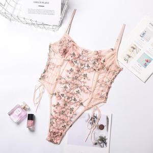 Vendita calda Lingerie di lusso per le donne Sexy tute ricamato <span class=keywords><strong>reggiseni</strong></span> giovani ragazze donne Mature di formato XL sottile di controllo di livello - Product Image 6