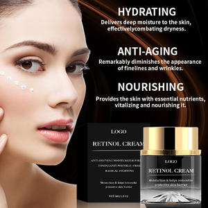 Crème hydratante pour le visage à la vitamine A, au collagène, éclaircissante, au rétinol, anti-rides, raffermissante, marque privée OEM - Product Image 2