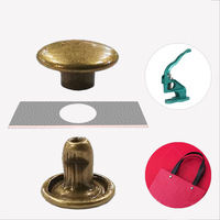 Personnalisé 6mm 8mm Métal Double Cap Rivets Goujons Rivet Rond pour Cuir Artisanat Sac Ceinture Vêtements Chapeau Chaussures Accessoires Bouton Rivet