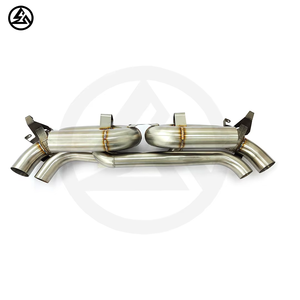 CSZ pour Porsche <span class=keywords><strong>911</strong></span> 992 <span class=keywords><strong>Carrera</strong></span>/Targa/Turbo 3.0TT 3.8TT Échappement sport avec soupapes de contrôle, silencieux à soupapes Axleback - Product Image 2