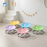 Chaise rotative sensorielle pour enfants, série petits dinosaures, en plastique, entraînement vestibulaire