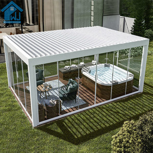 <span class=keywords><strong>Pergola</strong></span> Alu Jardin Extérieur 5x3 <span class=keywords><strong>Pergola</strong></span> en <span class=keywords><strong>aluminium</strong></span> avec toit en polycarbonate <span class=keywords><strong>Pergola</strong></span> Alu Système de toit extérieur - Product Image 2