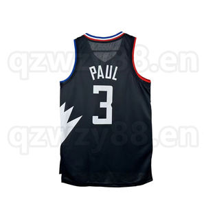Vente en gros LA pour maillots de basket-ball de qualité supérieure, uniformes <span class=keywords><strong>PAUL</strong></span> LEONARD GEORGE, imprimés par transfert thermique, respirants, grandes tailles pour hommes - Product Image 3