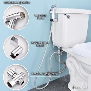 Stainless Steel <strong>Bidet</strong> Faucet Diaper Sprayer Set With Hose Adjustable Toilet <strong>Bidet</strong> Modern Bathroom Pressure Sprayer - Product Image 6