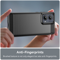 Coques de téléphone portable antichoc en TPU souple avec revêtement en fibre de carbone de luxe et design épuré pour A24/A34/A54 5G