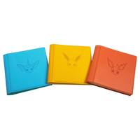 Boîte cadeau de luxe Eevee en version chinoise originale Pokemoned PTCG, album de cartes, collection de cartes pour enfants, jouet