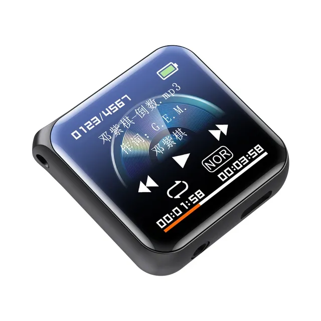 Mini 4GB-256GB HIFI MP3 Player E-book FM Radio Alarm Clock Audio Voice Recorder Small Metal HIFI Music Player Records WAV Sound
