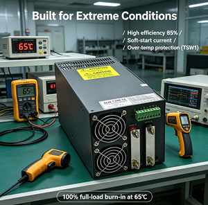 Alimentatore Switching Okey SCN-1200-24 1200W da AC a DC 24V Uscita Singola con Funzione Parallela, Efficienza 87%, Garanzia 2 Anni - Product Image 2