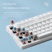 Clavier et souris de jeu filaires mécaniques AULA S98 avec LED RVB et axe rouge 4800 DPI en stock pour ordinateur portable