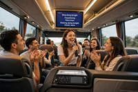 Pemutar Radio Bus 1 DIN, Pemutar Video HD 1080P, Amplifier 4x25W, Radio FM AM, DAB Plus, Input Mikrofon, Pemutar Musik untuk Truk dan Bus