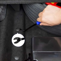 Kit d'outils de démontage de garnitures automobiles Atlifix - Outil de démontage de panneaux audio, de tableau de bord et de portières avec étui souple et garantie d'un an pour la réparation automobile