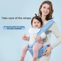 Fabrik Großhandel Günstige Ergonomische Baby trage mit Neugeborenen Soft 6 In 1 Front Facing und Rucksack Baby Hiseat Träger
