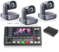 Pack de diffusion en direct – Caméra PTZ PoE NDI avec zoom 20x et suivi automatique par IA pour la production vidéo professionnelle en studio
