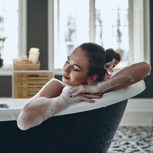 Moderno bagno armadio per la toilette di <span class=keywords><strong>bambù</strong></span> e pannello MDF per la cucina soggiorno Hotel mobili - Product Image 6