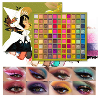 Palette de fards à paupières scintillants longue durée, résistante à la transpiration, en poudre fine, 99 couleurs mates et scintillantes, pour filles rebelles