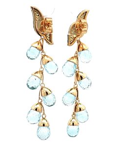 Boucles d'oreilles pendantes Art Déco en Or 18 carats et Argent 925, Améthyste et Diamant, Style Taille Brillante, Luxe pour Femme, Mariage/Fête/Cadeau - Product Image 4