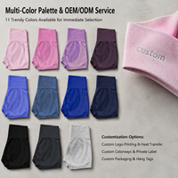 Shorts de yoga côtelés sans couture pour femmes, shorts de sport et de cyclisme, contrôle abdominal, extensibles dans quatre directions, en nylon extensible