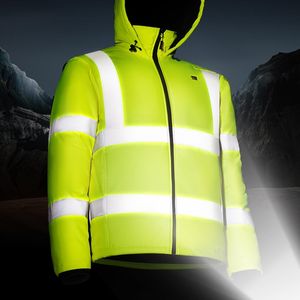 جاكيت أمان مقاوم للماء ساخن من الفئة <span class=keywords><strong>3</strong></span> معطف بناء للعمل للرجال والنساء في فصل الشتاء Veste De Chantier - Product Image 4