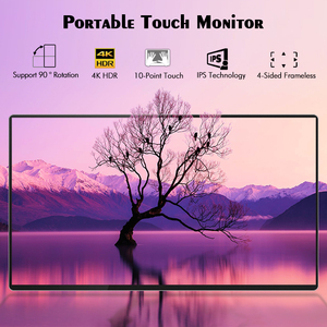 15.6 inch siêu mỏng 4K UHD IPS LCD Xách Tay PC máy tính xách tay màn hình lớn 3840*2160 màn hình cảm ứng đôi màn hình Màn hình - Product Image 2
