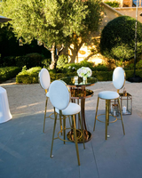 Table de bar de luxe pour mariage, fête, de haute qualité, en acier inoxydable doré, ronde, pour événements, hôtel