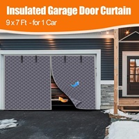 Porte moustiquaire matelassée magnétique isolante en coton Oxford, rideau thermique anti-moustiques pour garage et hôtel, usage intensif, coupe-vent
