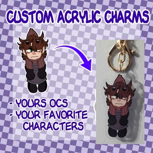Colgante Acrílico Personalizado <span class=keywords><strong>de</strong></span> Anime OEM/ODM con tu Personaje Original o el <span class=keywords><strong>de</strong></span> tu Personaje Favorito - Product Image 1