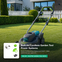 Lame de rechange pour tondeuse électrique sans fil, pièces détachées pour outils de jardin, accessoires pour machines de jardin, fournisseur en gros