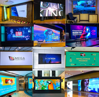 Pantalla LED HD P2 para Interiores de 640x480 mm, Video Wall de Empalme sin Costuras para Estudio de TV, Centro de Control, Sala de Conferencias