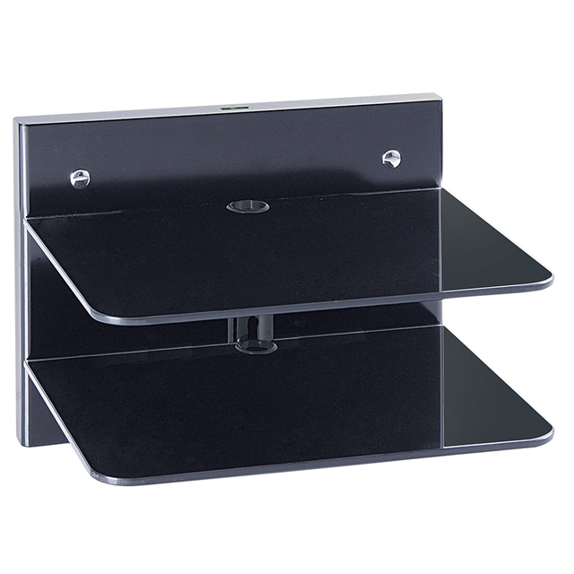 LCD TV Set-top Box Hanging Rack Shelf Hanging Bracket, Digital DVD Router Wall Mount