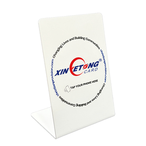 Tarjeta NFC con Chip NTAG213 para Reseñas de Google, Tarjeta Inteligente de PVC Resistente al Agua para Menús de Restaurantes, Códigos QR, <span class=keywords><strong>Facebook</strong></span> y TikTok - Product Image 4