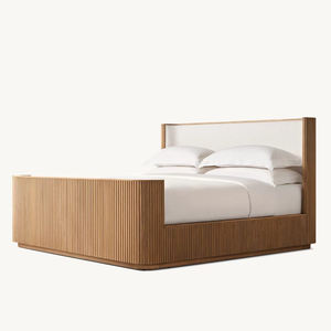 Una camera da <span class=keywords><strong>letto</strong></span> principale retrò e semplice con <span class=keywords><strong>un</strong></span> <span class=keywords><strong>letto</strong></span> <span class=keywords><strong>matrimoniale</strong></span> e <span class=keywords><strong>un</strong></span> <span class=keywords><strong>letto</strong></span> nuziale <span class=keywords><strong>francese</strong></span>, personalizzabile, e <span class=keywords><strong>un</strong></span> concetto di Villa di lusso leggero - Product Image 4