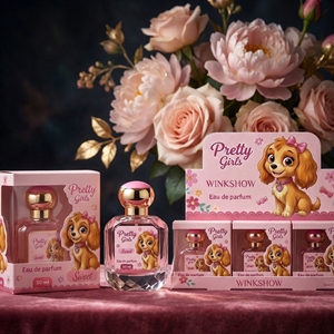 OEM 50ml Kids Gentle Fruity Floral <b>Perfume</b> Non-Irritating Fragrance Pink Glass Bottle Children <b>Perfume</b> for Children Daily Use - Product Image 5