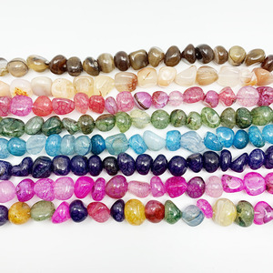 Irregular Agate Beads Mixed Colors 15mm Loose Stone Beads For Jewelry Making Wholesale Yiwu Origin - Product Image 5