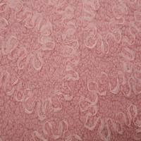 Tissu polaire granulé tricoté 100 % polyester respirant de poids moyen, haute qualité, vente en gros, pour vêtements, oreillers, filles et garçons