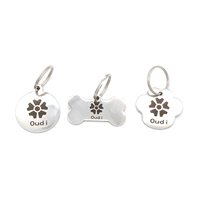 Étiquette Métallique Géométrique Personnalisable en Acier Inoxydable avec Logo de Marque, Modèle en Alliage de Zinc pour Bijoux Souvenirs et Pendentifs