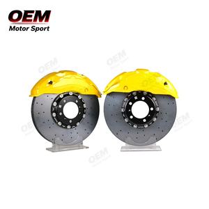 Kit de freinage en céramique carbone - Étriers jaunes à 10 pistons à l'avant et 4 pistons à l'arrière - Ensemble de mise à niveau complet pour Porsche Cayenne E3 9YA - Product Image 2