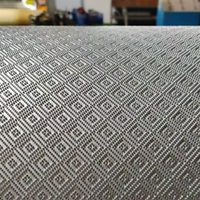 Rol logam presisi tinggi untuk tinta UV Embossing kondisi baru pola serbuk kayu sabuk tisu kertas kulit mesin Embossing