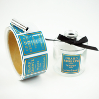 Étiquette de bouteille de parfum de marque privée huile parfumée brillante bopp imperméable personnalisée impression d'autocollant étiquette cosmétique