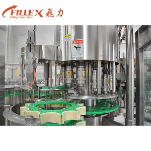 Automatic Cola Bottle Cabonated Soft Drink Beverage Machinery Line Filler Equipment