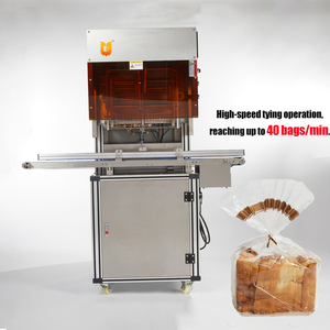 Machine à attacher les sacs en acier inoxydable électrique, machine à attacher verticale automatique, machine industrielle d'<span class=keywords><strong>emballage</strong></span> <span class=keywords><strong>alimentaire</strong></span> - Product Image 1