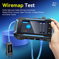 NOYAFA NF-982 Probador de Fibra Óptica OTDR Multifunción con Fuente de Luz OPM VFL y Prueba de Cable de Red PoE