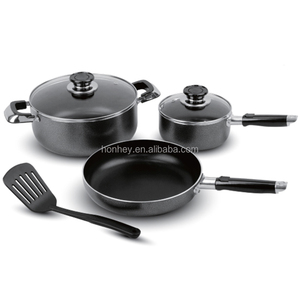 Ép Nhôm Không Dính Bột <span class=keywords><strong>Cookware</strong></span> 16 Cái Bộ Cho Nhà Bếp Soong/Wok Pot/Frying Pan - Product Image 3
