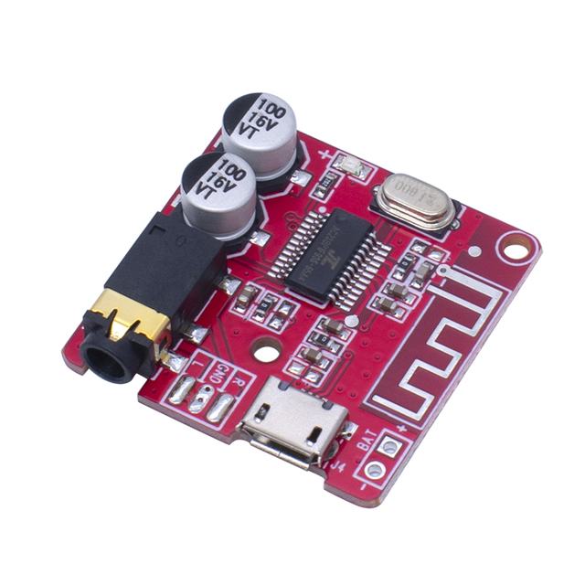 Bt Audio Receiver Board bt 5.0 MP3 Lossless Decoder Board Wireless Stereo Music Module 3.7-5V XY-BT-Mini