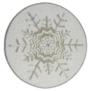 แผ่นรองแก้วติดลูกปัดสำหรับตกแต่งบ้าน,แผ่นรองจานตกแต่งโต๊ะแบบเรียบดีไซน์ลูกปัดสี - Product Image 1