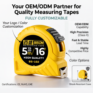 Ruban à mesurer en acier haute précision, <span class=keywords><strong>double</strong></span> échelle <span class=keywords><strong>m</strong></span>étrique et impériale, certifié LNE MID CE, résistant aux chocs - Product Image 3